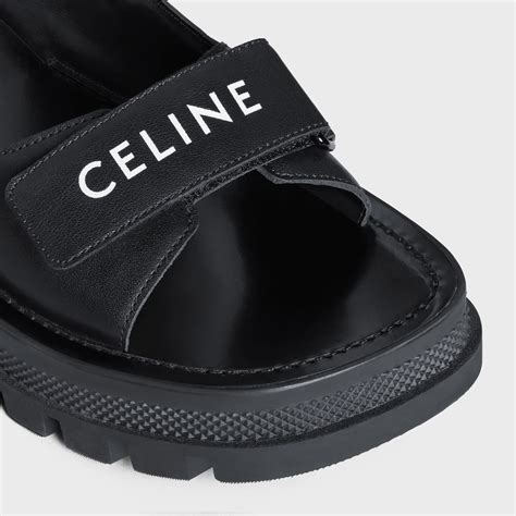 celine women's sandals|Celine black flat sandals.